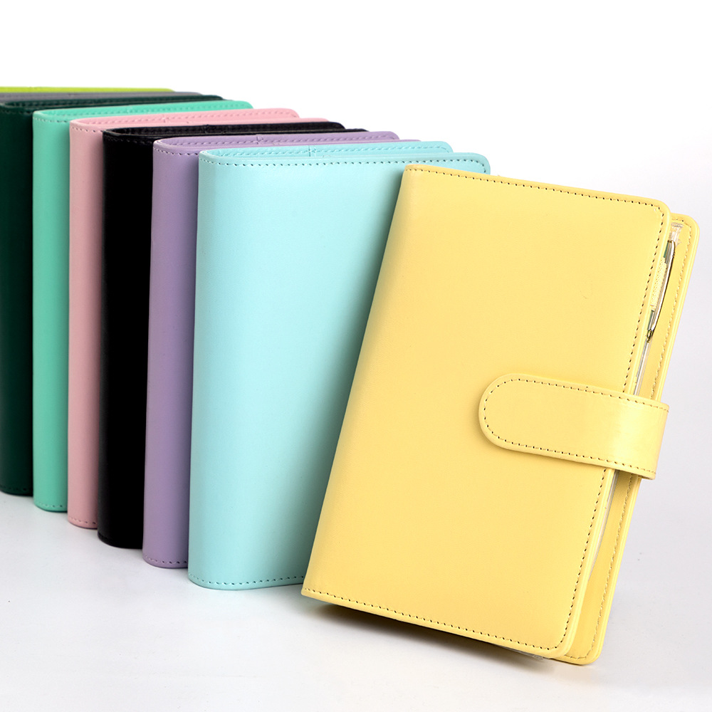 Leather Work Notebook - Carnet à spirales en cuir PU