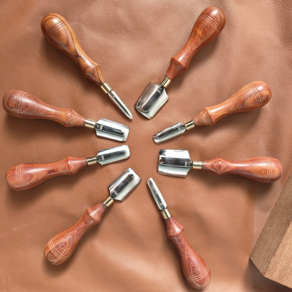 Round Knife Leatherwork - Outils de travail du cuir faits