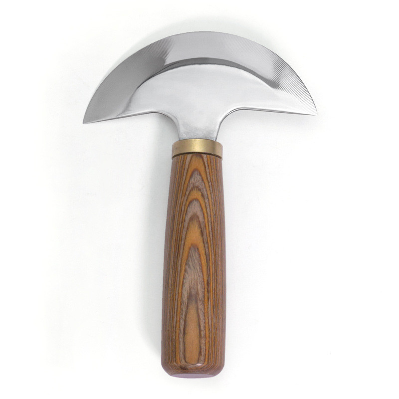 Round Knife Leatherwork - Couteau en cuir professionnel à tête