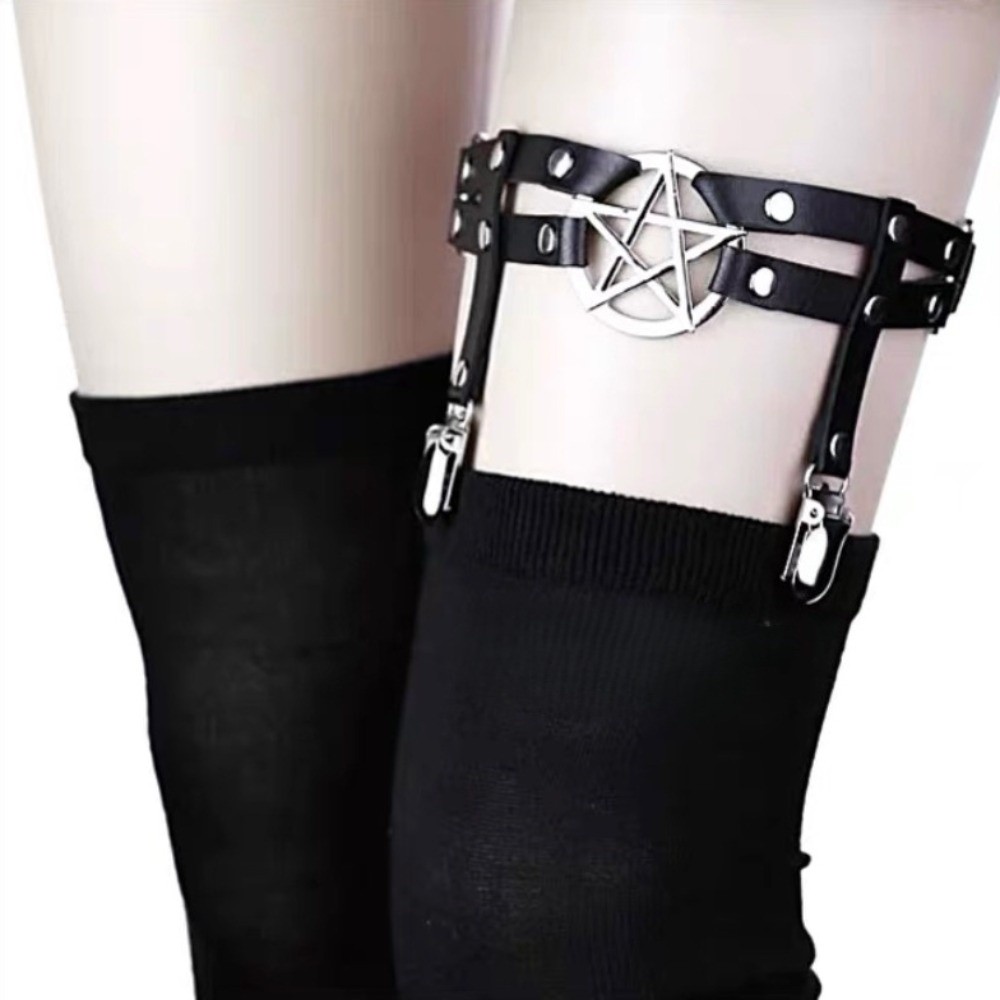 Leather Work Harness - Sangle de jambe ajustable cool en
