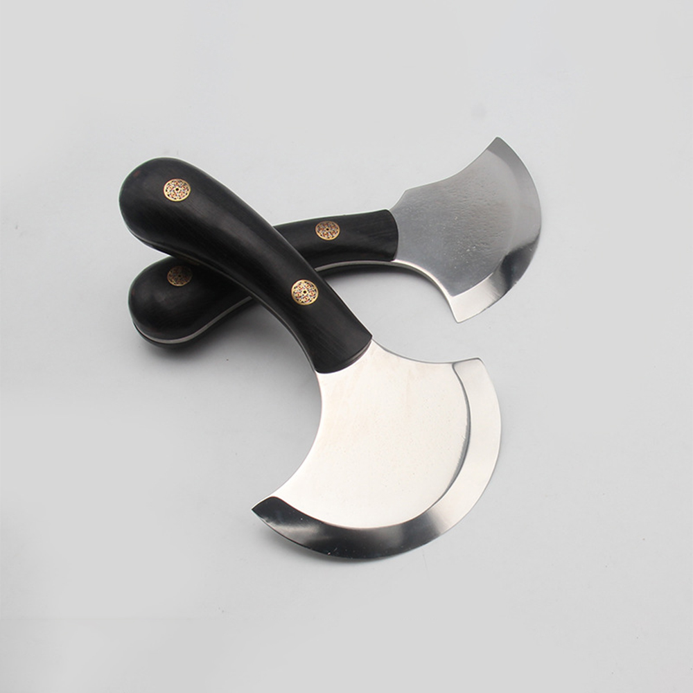 Round Knife Leatherwork - Couteau professionnel en cuir à tête