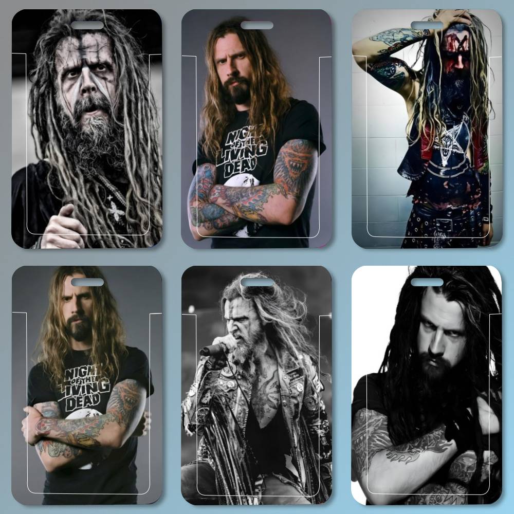 Leatherwork Art - R-Rob Zombie – porte-carte d'identité en