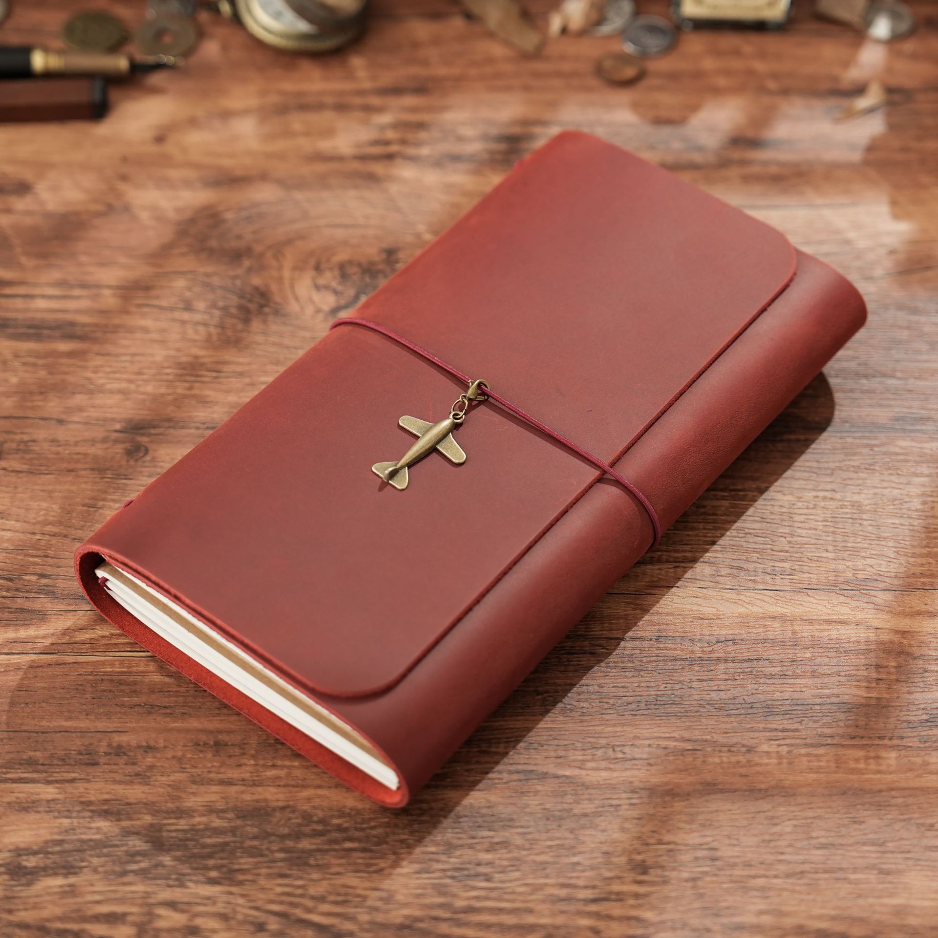 Leather Work Notebook - Nouveauté : Carnet de voyage triple