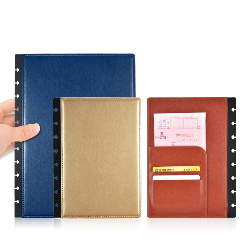 Leather Work Notebook - Couverture en cuir pour carnet à