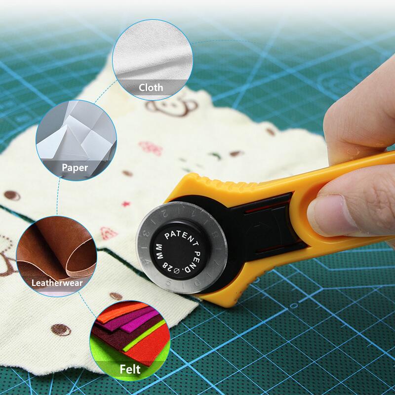 Patchwork Roulette Couteau Ron - Round Knife Leatherwork avis et prix