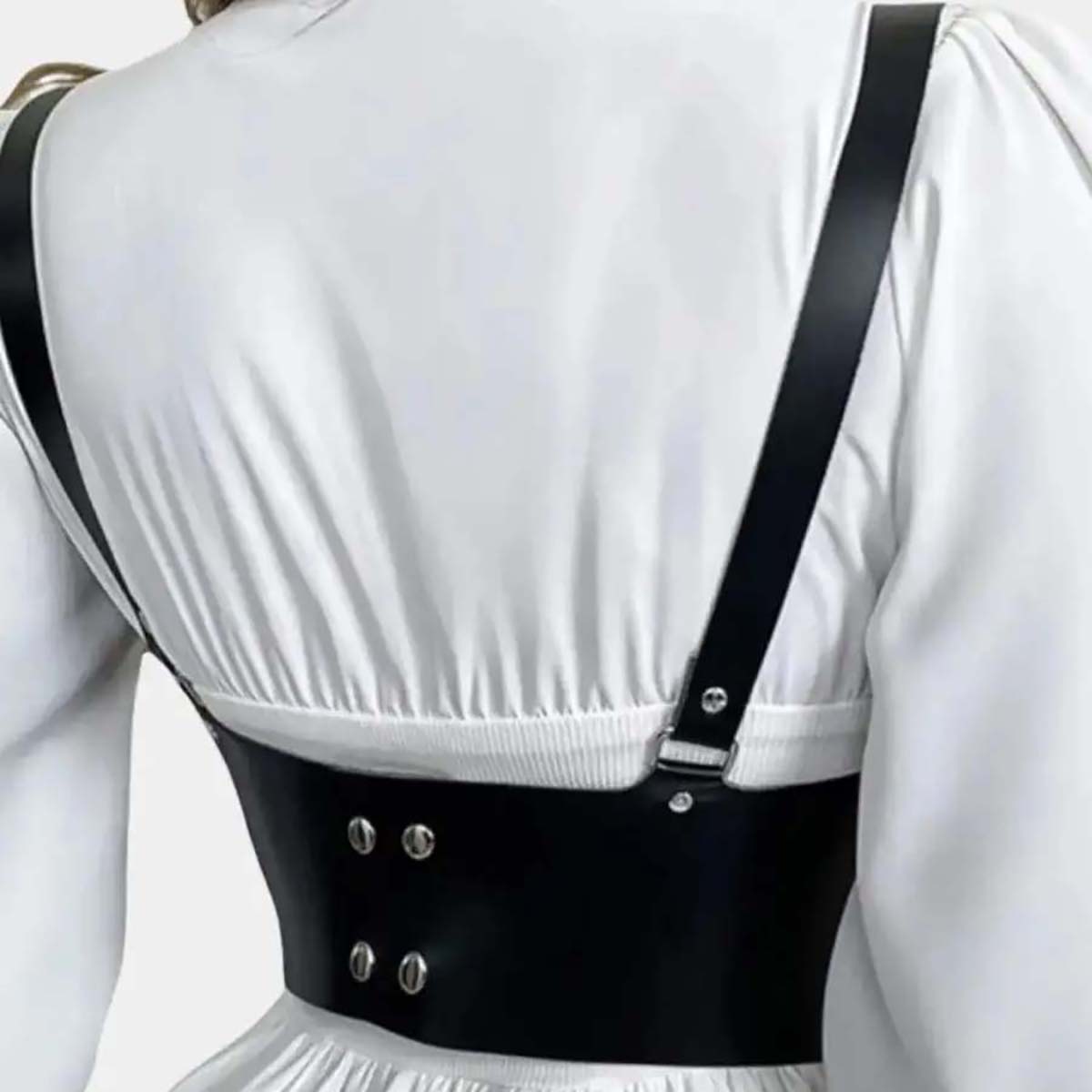 Ceinture Punk en cuir pour fem - Leather Work Harness avis et prix
