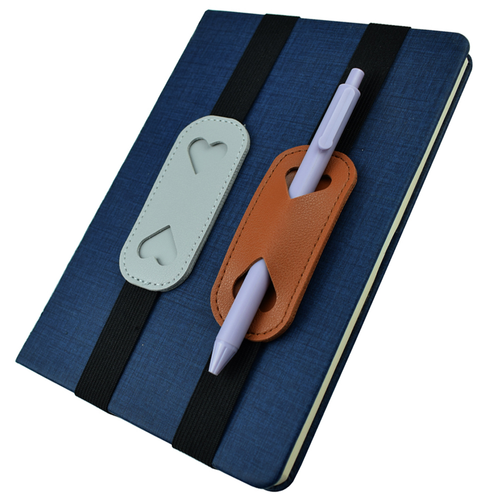 Bande élastique porte-stylo en - Leather Work Notebook avis et prix