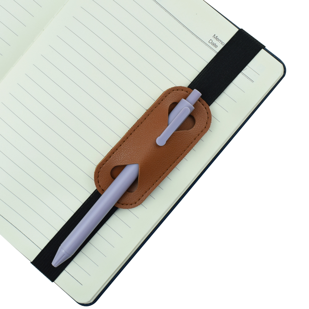 Bande élastique porte-stylo en - Leather Work Notebook avis et prix