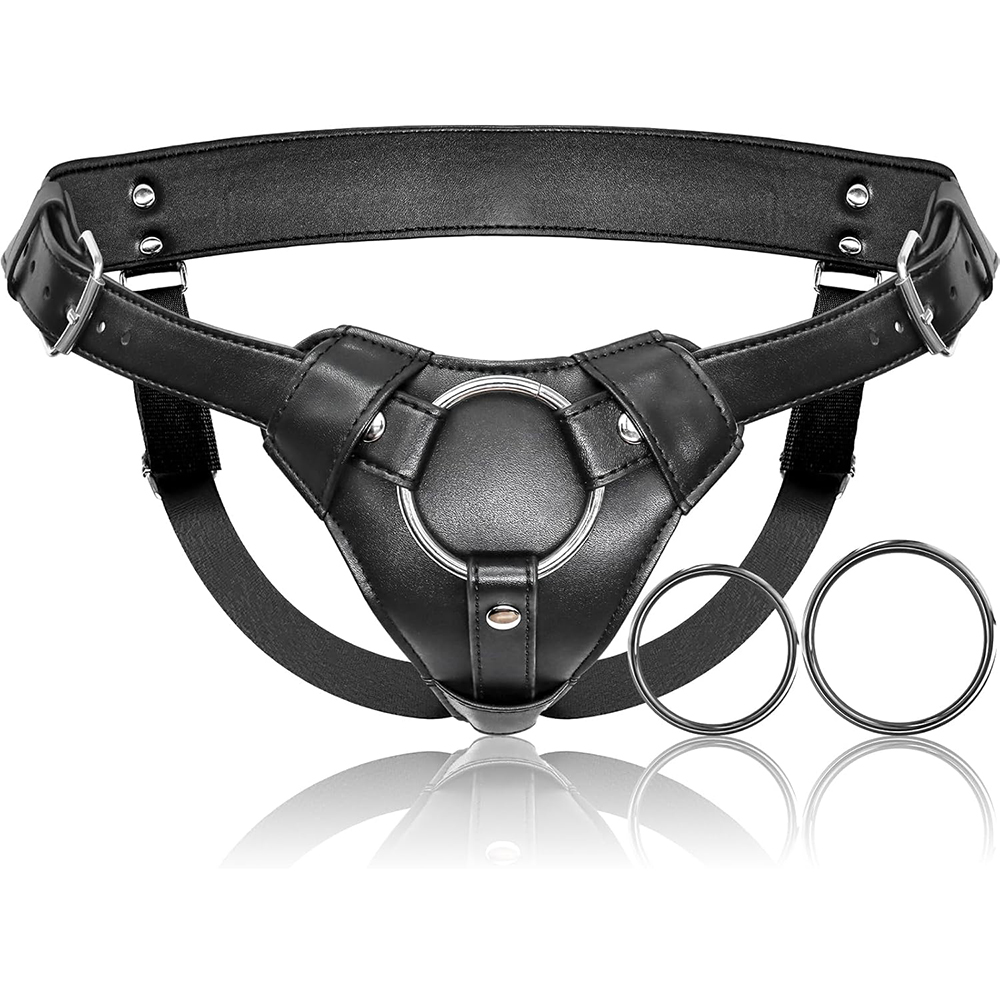 Harnais pour godemichet, jouet - Leather Work Harness avis et prix