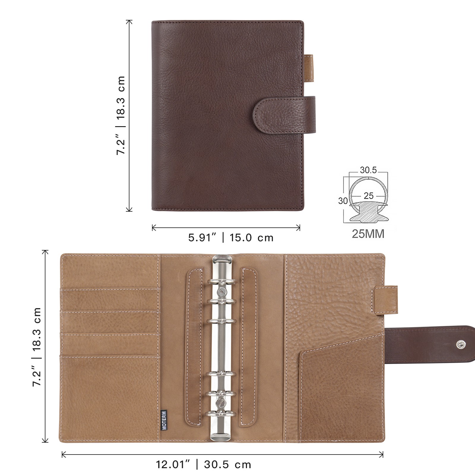 Moterm Franklin Covey taille c - Leather Work Notebook avis et prix