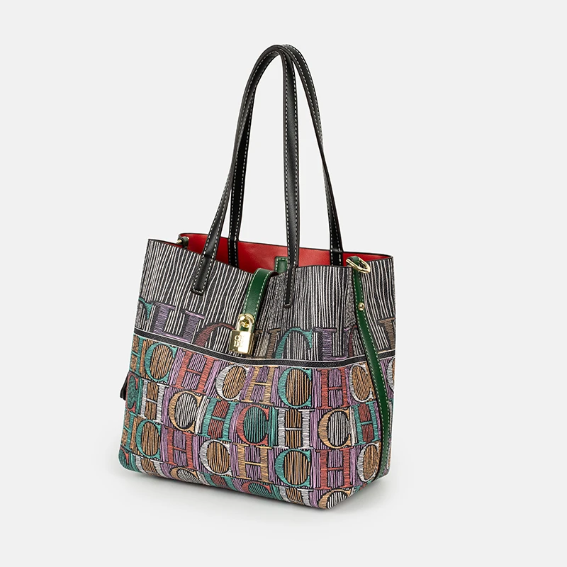 Sac seau CH Art imprimé couleu - Leatherwork Art avis et prix