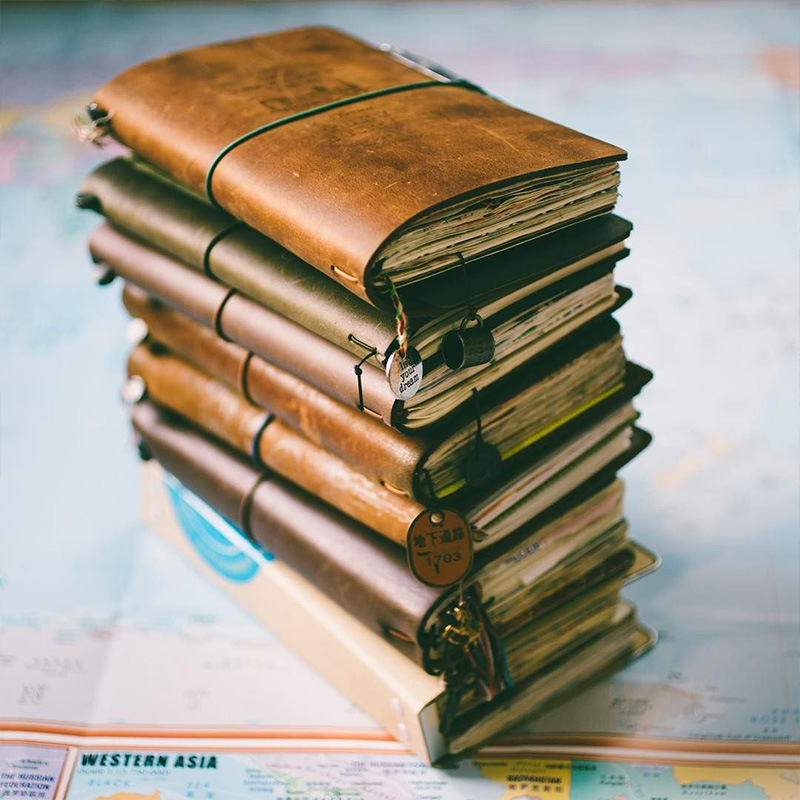 Cahier de couverture en cuir r - Leather Work Notebook avis et prix