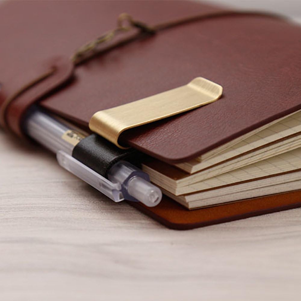 Porte-stylo en cuir et laiton  - Leather Work Notebook avis et prix
