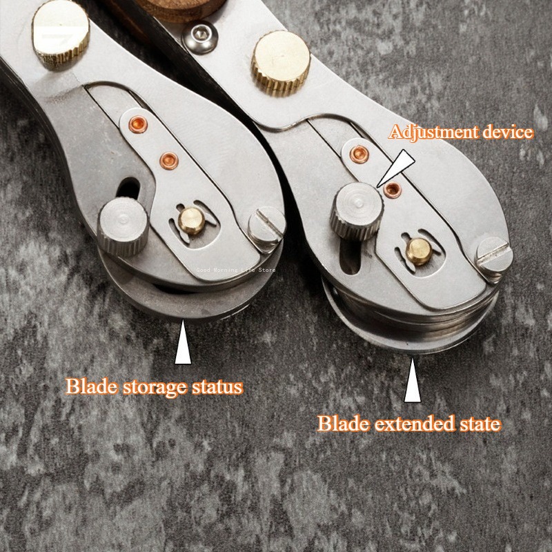 Petit couteau à rouleau métall - Round Knife Leatherwork avis et prix