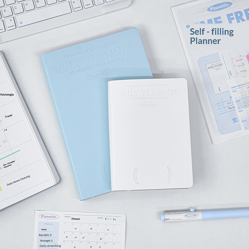 Planwith Agenda annuel auto-da - Leather Work Notebook avis et prix