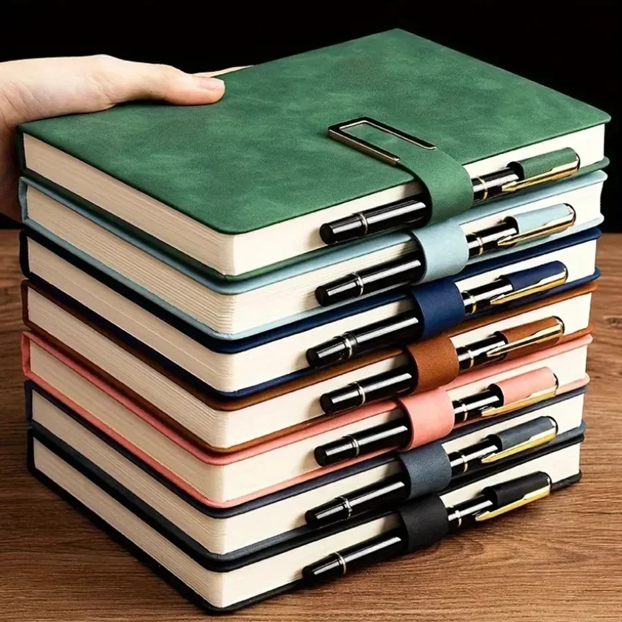 1 carnet en cuir A5 vintage à  - Leather Work Notebook avis et prix